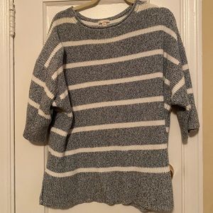 Oversized striped sweater